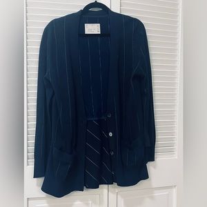 Sacai Pinstripe Cardigan